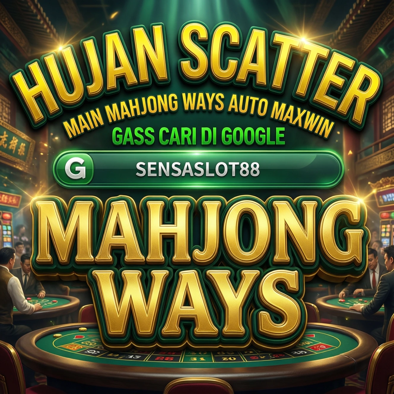 SENSASLOT88 🀄 Slot Mahjong 1, 2, 3 Sensasi Spin Bertahap & Peluang Besar